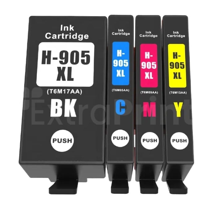 5 Pack HP 905XL Generic High Yield Inkjet Combo T6M05AA - T6M17AA [2BK,1C,1M,1Y]