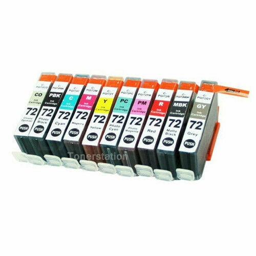 20-Pack Generic Canon PGI-72 PGI72 Ink Combo [2MBK+2PBK+2C+2M+2Y+2GY+2PC+2PM+2R+2CO]