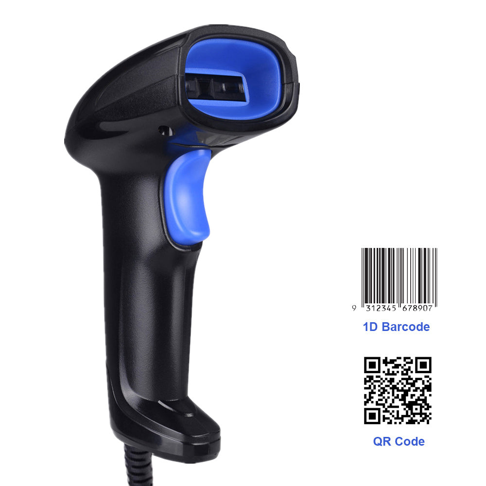 2D Bluetooth Wireless Barcode QR Code Scanner IS-5700DB (Yellow