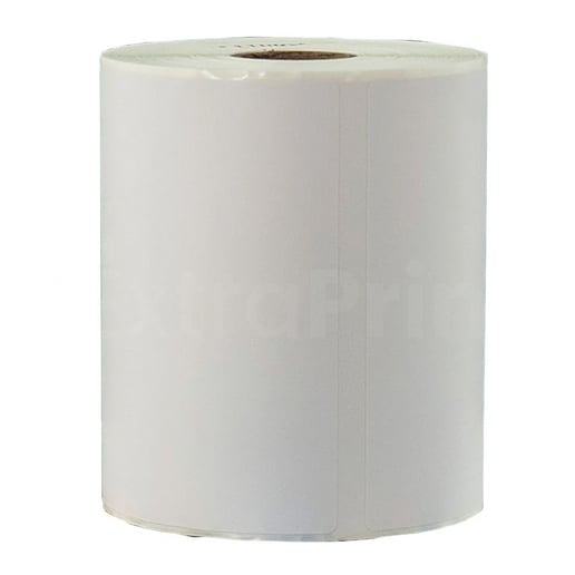 1 Roll Generic Brother RD-S02C1 RDS02C1 Black Text on White Die Cut Label Roll 102mm x 152mm - 270 labels per roll