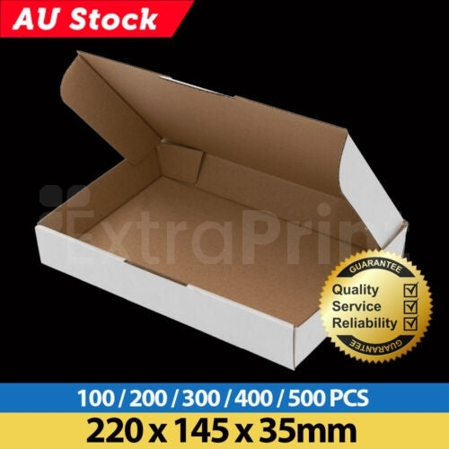100PCS Mailing Box 220 x 145 x 35mm DVD CD Bx6 Die Cut Mailer