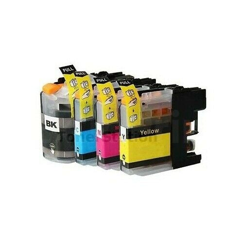 12 Pack Generic Brother LC-137XLBK LC137XLBK + LC-135XLC/M/Y Ink Cartridges [3BK,3C,3M,3Y]