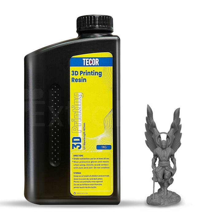 ABS-Like Resin 405nm Photopolymer 1KG For LCD 3D Printers - Dark Grey