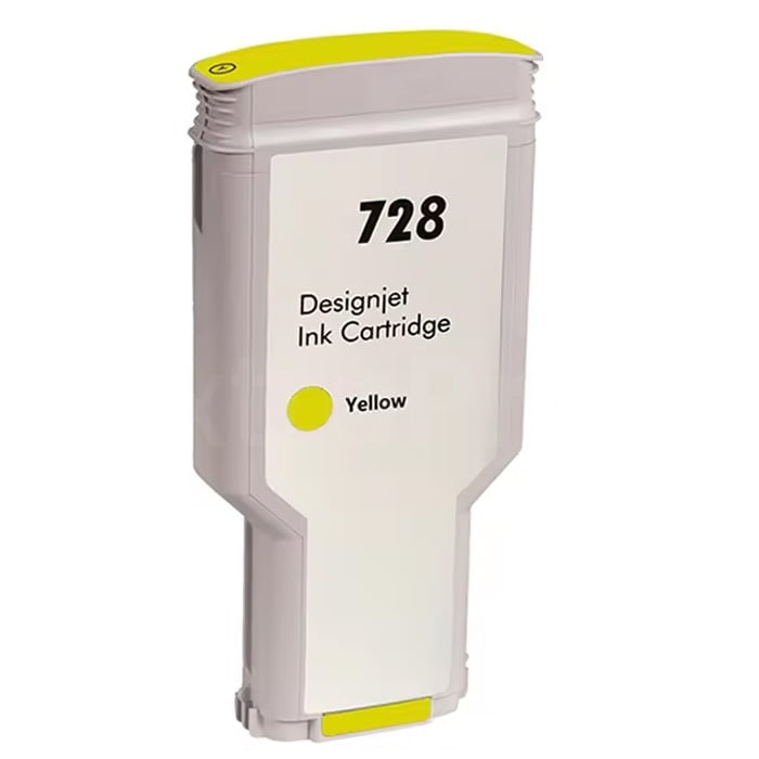 HP 728 Generic Yellow 300ML Inkjet Cartridge F9K15A