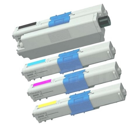 3 Sets of 4 Pack Generic OKI C301 / C321 Toner Cartridges Combo (44973545-44973548) [3BK,3C,3M,3Y]