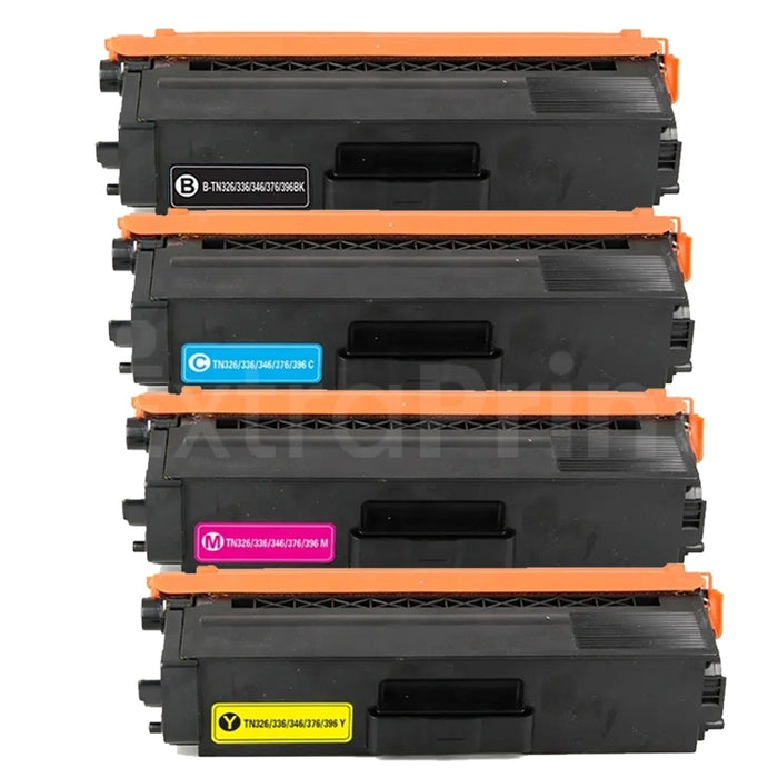 4-Pack Generic Brother TN-346 TN346 High Yield Toner Combo [1BK,1C,1M,1Y]