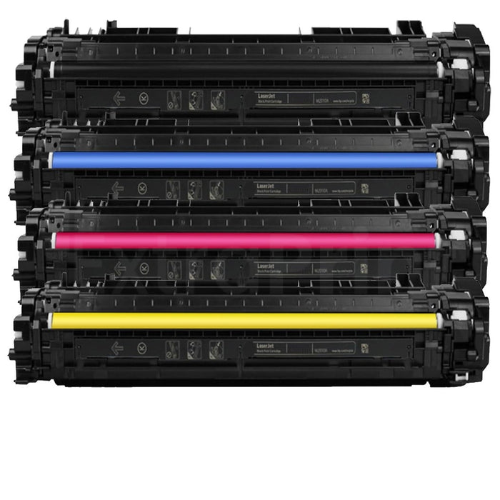 5 Pack HP 659X W2010X-W2013X W2010XW2013X Generic High Yield Toner Cartridges Combo [2BK,1C,1M,1Y]