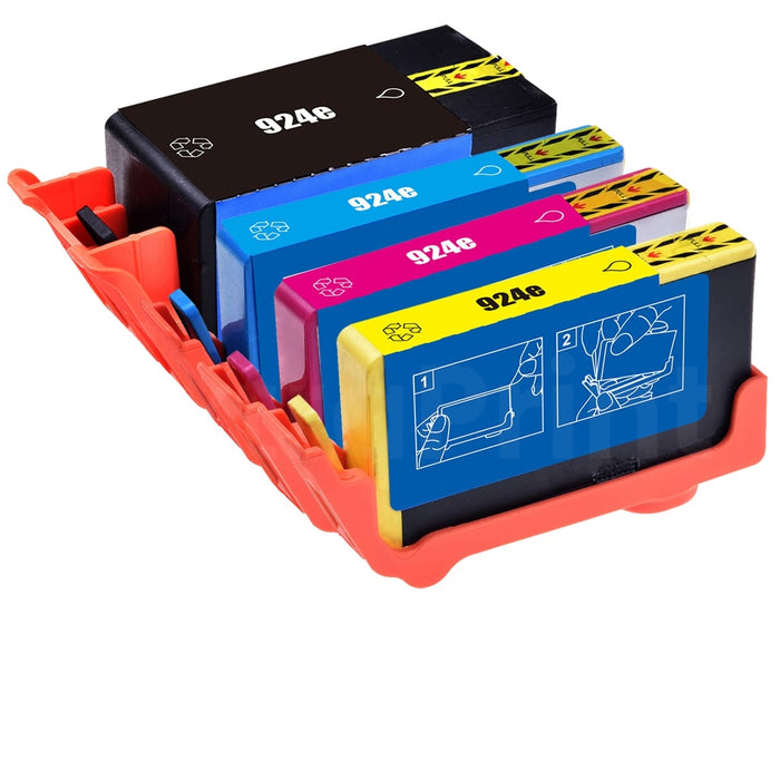 20 Pack Generic HP 924e EvoMore Ink Cartridges Combo 4K0V0NA, 4K0V7NA - 4K0V9NA [5BK,5C,5M,5Y] For Officejet Pro 8120e / 8130e