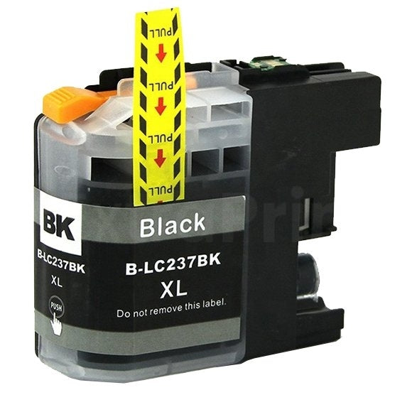 3 x Generic Brother LC-237XLBK LC237XLBK Black High Yield Ink Cartridge