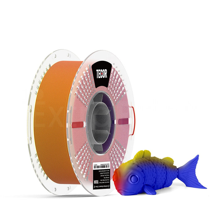 1 x Matte PLA+ 3D Filament 1.75mm Tricolour Red & Yellow & Blue - 1KG