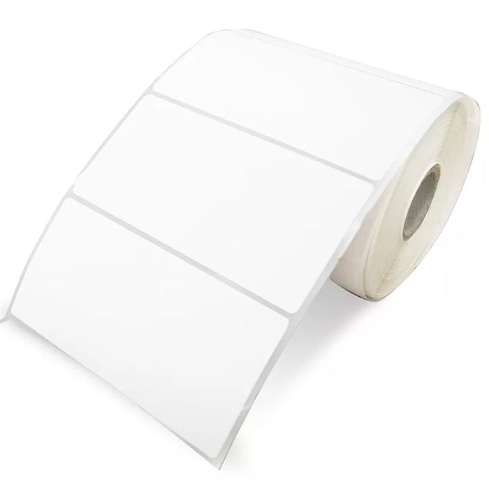 1 Roll Removable 100mm X 50mm Perforated Direct Thermal Labels White - 1200 Labels per Roll