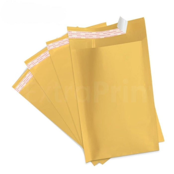 200PCS Business Envelope 230 x 330mm (inner) 107gsm A4 Wax-Lined Laminated Paper Mailer Tear & Moist Resistant - Yellow