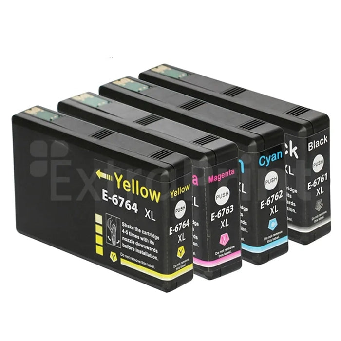 10 Pack Generic for Epson 676XL Ink Cartridge [C13T676192-C13T676492] [C13T676192C13T676492] [4BK,2C,2M,2Y]