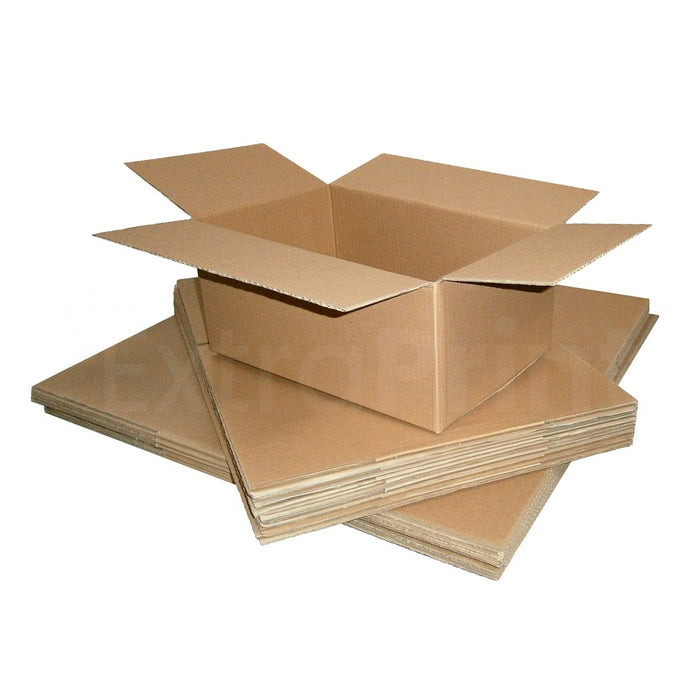 500PCS Mailing Box 430 x 305 x 140mm Shipping Carton Storage Moving Brown Cardboard Box