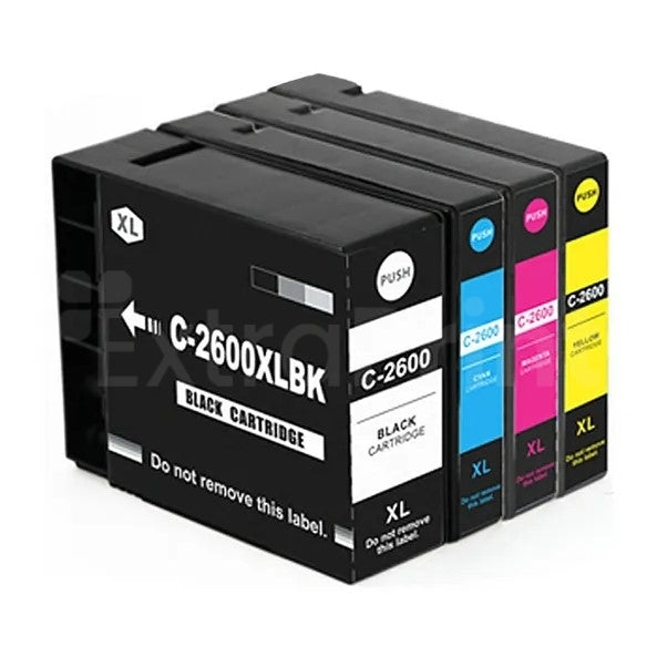10 Pack Canon PGI-2600XL PGI2600XL Generic High Yield Ink Cartridge [4BK,2C,2M,2Y]