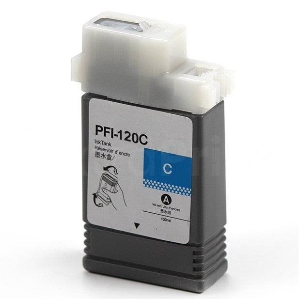 Generic Canon PFI-120C PFI120C Cyan Ink Cartridge - 130ML